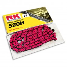 Αλυσίδα κίνησης 520H-114L ροζ  ενισχυμένη RK